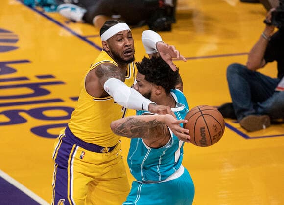 Basketball, NBA, Los Angeles Lakers - Charlotte Hornets