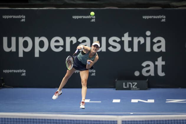 TENNIS - WTA, Tennis Damen Upper Austria Ladies Linz LINZ,AUSTRIA,09.NOV.21 - TENNIS - WTA Tour, Upper Austria Ladies Linz. Image shows Alison Riske (USA).  GEPAxpictures xManfredxBinder