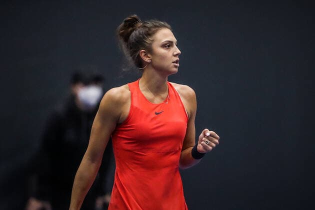 TENNIS - WTA, Tennis Damen Upper Austria Ladies Linz LINZ,AUSTRIA,09.NOV.21 - TENNIS - WTA Tour, Upper Austria Ladies Linz. Image shows Jaqueline Christian (ROU).  GEPAxpictures xManfredxBinder