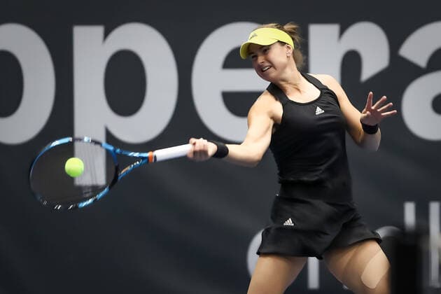 TENNIS - WTA, Tennis Damen Upper Austria Ladies Linz LINZ,AUSTRIA,09.NOV.21 - TENNIS - WTA Tour, Upper Austria Ladies Linz. Image shows Rebecca Peterson (SWE).  GEPAxpictures xManfredxBinder
