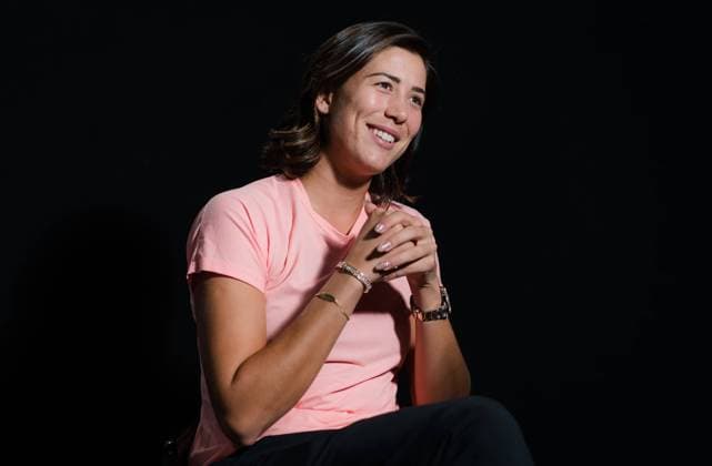 Mandatory Credit: Photo by Rob Prange Shutterstock (12595799n) Garbine Muguruza of Spain talks to the media during Media Day at the 2021 Akron WTA, Tennis Damen Finals Guadalajara WTA tennis tournament 2021 Akron WTA Finals Guadalajara Tuesday Media Day - 09 Nov 2021 2021 Akron WTA Finals Guadalajara Tuesday Media Day - 09 Nov 2021  Copyright: xRobxPrange Shutterstockx 12595799n