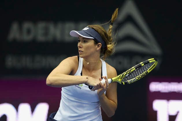 Danielle Collins Tennis Ladies Linz 2021 WTA Tips Arena Linz Upper Austria 9 November 2021 Copyright: xJuergenxHasenkopfx