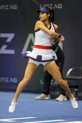 Emma Raducanu Tennis Ladies Linz 2021 WTA TipsArena Linz Upper Austria 9 November 2021 Copyright: xJuergenxHasenkopfx