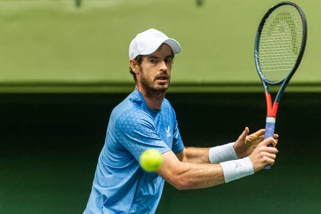 211109 Andy Murray of Great Britain competes in men s first round Singles match during Stockholm Open on November 9, 2021 in Stockholm Photo Emma Wallskog BILDBYRAN COP 320 EW0029 tennis stockholm open day 3 bbeng,  Copyright: EMMAxWALLSKOG BB211109BB356