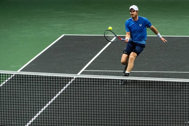 211109 Andy Murray of Great Britain competes in men s first round Singles match during Stockholm Open on November 9, 2021 in Stockholm Photo Emma Wallskog BILDBYRAN COP 320 EW0029 tennis stockholm open day 3 bbeng,  Copyright: EMMAxWALLSKOG BB211109BB447