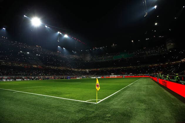 AC Milan vs FC Inter Serie A 2021-2022 day12 at San Siro stadium Italy, Milan, nov 7 2021 2021: panoramic view of San Siro stadium during football match AC MILAN vs FC INTER, Serie A 2021-2022 day12, San Siro stadium Milano Italy Copyright: FabrizioxAndreaxBertani
