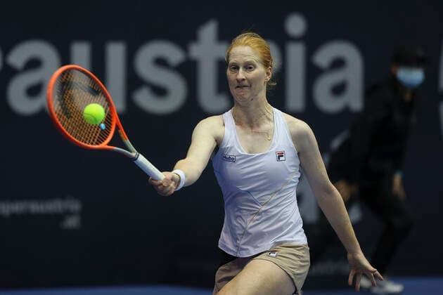 Alison Van Uytvanck Tennis Ladies Linz 2021 WTA Tips Arena Linz Upper Austria 10 November 2021 Copyright: xJuergenxHasenkopfx