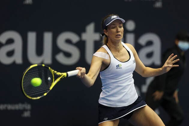 Danielle Collins Tennis Ladies Linz 2021 WTA Tips Arena Linz Upper Austria 10 November 2021 Copyright: xJuergenxHasenkopfx