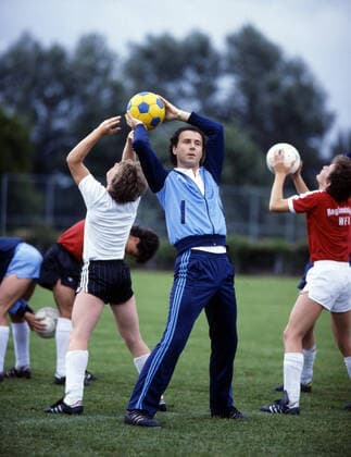 24.06.85 Sportschule Ruit Franz Beckenbauer Deutschland, Ostfildern, 24.06.1985, Fussball, Bundesliga, Sportschule Ruit: Franz Beckenbauer. *** 24 06 85 Sportschule Ruit Franz Beckenbauer Germany, Ostfildern, 24 06 1985, Football, Bundesliga, Sportschule Ruit Franz Beckenbauer