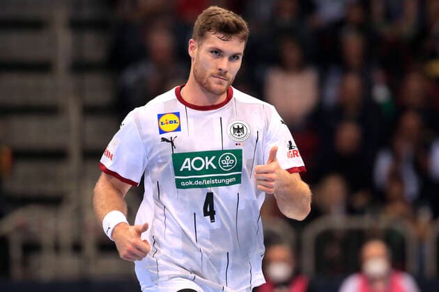 GOLLA Johannes Team Germany Handball Germany Portugal on 07 11 2021 in Duesseldorf at PSD Bank Dome