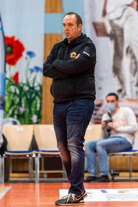 Alen Velcic coach Wiha Panthers Schwenningen GER, Basketball, Barmer 2 Bundesliga Pro A, Matchday 9, WiHa Panthers Villingen Schwenningen vs Quakenbrueck Artland Dragons, 10 11 2021, GER, Basketball, Barmer 2 Bundesliga Pro A, Matchday 9, WiHa Panthers Villingen Schwenningen vs Quakenbrueck Artland Dragons, 10 11 2021, Villingen Schwenningen Copyright: xEibner-Pressefotox EP_FWF