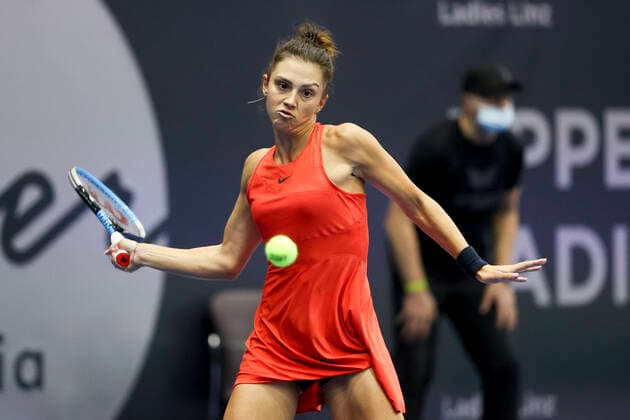 Jaqueline Cristian Tennis Ladies Linz 2021 WTA Tips Arena Linz Upper Austria 10 November 2021 Copyright: xJuergenxHasenkopfx