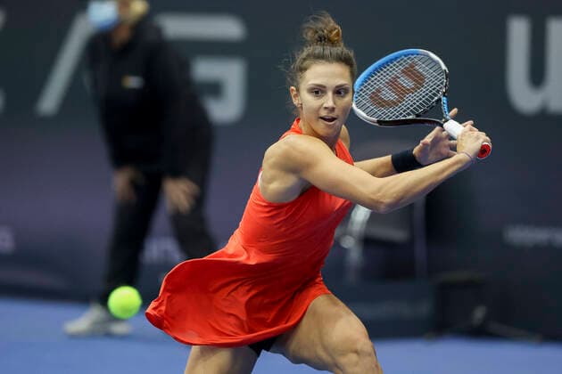 Jaqueline Cristian Tennis Ladies Linz 2021 WTA Tips Arena Linz Upper Austria 10 November 2021 Copyright: xJuergenxHasenkopfx