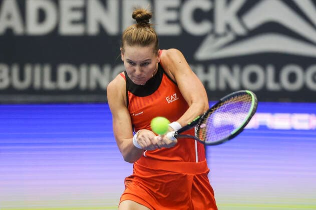 Veronika Kudermetova Tennis Ladies Linz 2021 WTA Tips Arena Linz Upper Austria 10 November 2021 Copyright: xJuergenxHasenkopfx