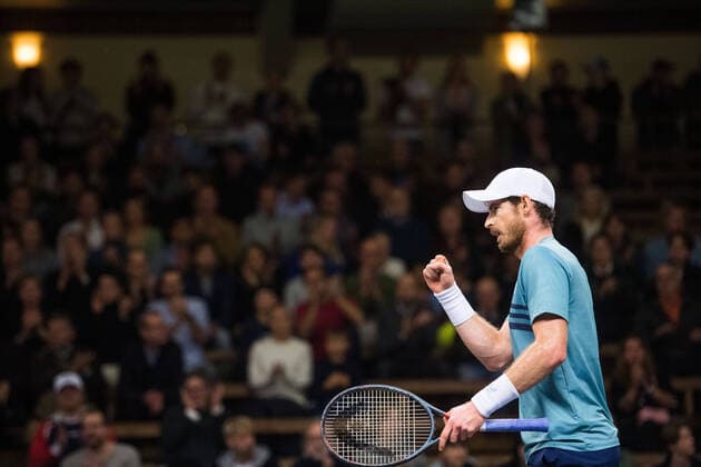 211110 Sir Andy Murray of Great Britain celebrates while competing in men s second round Singles match during Stockholm Open on November 10, 2021 in Stockholm Photo Emma Wallskog BILDBYRAN COP 320 EW0031 tennis stockholm open day 4 bbeng jubel,  Copyright: EMMAxWALLSKOG BB211110BB567