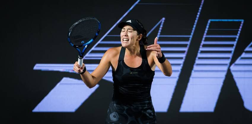 Sport Bilder des Tages Mandatory Credit: Photo by Rob Prange Shutterstock (12596802dz) Garbine Muguruza of Spain in action during the first round-robin match at the 2021 Akron WTA, Tennis Damen Finals Guadalajara WTA tennis tournament Akron WTA Finals, Day 1, Tennis, Panamerican Tennis Center Guadalajara, Mexico - 10 Nov 2021 Akron WTA Finals, Day 1, Tennis, Panamerican Tennis Center Guadalajara, Mexico - 10 Nov 2021  Copyright: xRobxPrange Shutterstockx 12596802dz