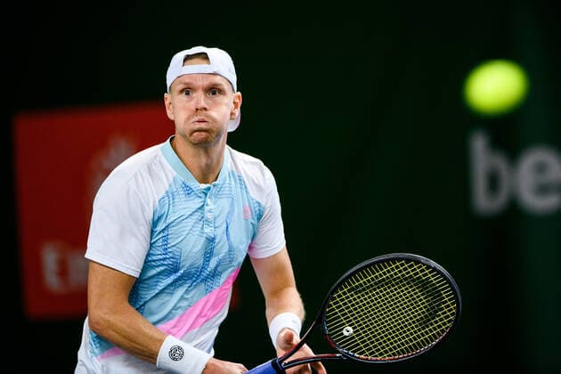 211111 Markus Eriksson of Sweden competing in men s quarter final s Doubles match during Stockholm Open on November 11, 2021 in Stockholm Photo Jesper Zerman BILDBYRAN COP 234 JZ0154 tennis stockholm open day 5 bbeng,  Copyright: JESPERxZERMAN BB211111JZ010