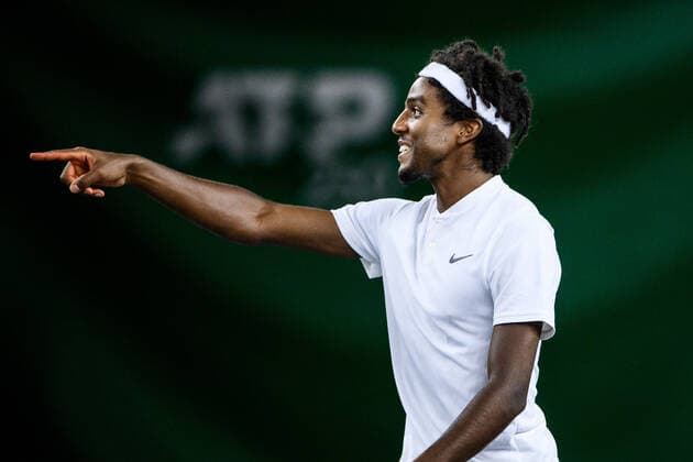 211111 Elias Ymer of Sweden reacts as he?s competing in men s quarter final s Doubles match during Stockholm Open on November 11, 2021 in Stockholm Photo Jesper Zerman BILDBYRAN COP 234 JZ0154 tennis stockholm open day 5 bbeng,  Copyright: JESPERxZERMAN BB211111JZ057