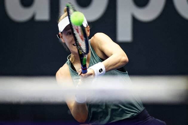 TENNIS - WTA, Tennis Damen Upper Austria Ladies Linz LINZ,AUSTRIA,11.NOV.21 - TENNIS - WTA Tour, Upper Austria Ladies Linz. Image shows Alison Riske (USA).  GEPAxpictures xManfredxBinder
