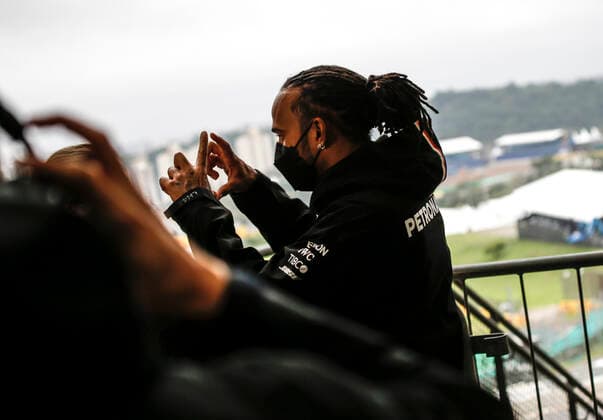 44 Lewis Hamilton GBR, Mercedes AMG Petronas F1 Team , F1 Grand Prix of Brazil at Autodromo Jose Carlos Pace on November 11, 2021 in Sao Paulo, Brazil Photo by HOCH ZWEI Sao Paulo Brazil