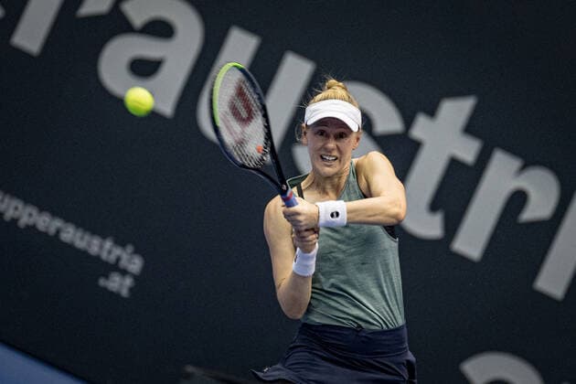 TENNIS - WTA, Tennis Damen Upper Austria Ladies Linz LINZ,AUSTRIA,11.NOV.21 - TENNIS - WTA Tour, Upper Austria Ladies Linz. Image shows Alison Riske (USA).  GEPAxpictures xManfredxBinder