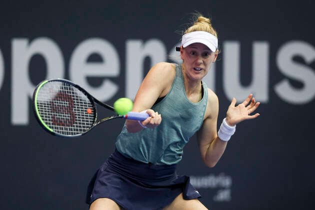 Alison Riske Tennis Ladies Linz 2021 WTA Tips Arena Linz Upper Austria 11 November 2021 Copyright: xJuergenxHasenkopfx