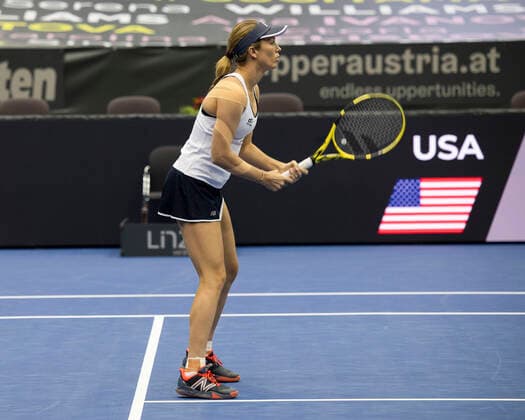 Danielle Collins Tennis Ladies Linz 2021 WTA Tips Arena Linz Upper Austria 11 November 2021 Copyright: xJuergenxHasenkopfx