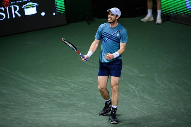 211111 Andy Murray of Great Britain competing in men s quarter final s Singles match during Stockholm Open on November 11, 2021 in Stockholm Photo Jesper Zerman BILDBYRAN COP 234 JZ0154 tennis stockholm open day 5 bbeng single depp,  Copyright: JESPERxZERMAN BB211111JZ078