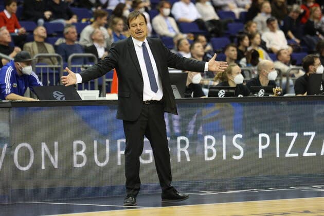 DEU, EUROLEAGUE , ALBA vs ANADOLU EFES ISTANBUL, 11 11 2021, Mercedes Benz Arena, Berlin, DEU, EUROLEAGUE , ALBA vs ANADOLU EFES ISTANBUL, in picture Head Coach Ergin Ataman Anadolu Efes Istanbul nordphotoxGmbHx xEngler nph00076