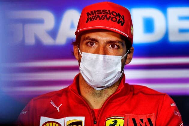 F1 Grand Prix of Brazil 55 Carlos Sainz (ESP, Scuderia Ferrari Mission Winnow), F1 Grand Prix of Brazil at Autodromo Jose Carlos Pace on November 11, 2021 in Sao Paulo, Brazil. (Photo by xpbimages.com XPB Images FIA Pool via HOCH ZWEI) Sao Paulo Brazil Poolfoto HOCH ZWEI Pool XPB Images ,EDITORIAL USE ONLY