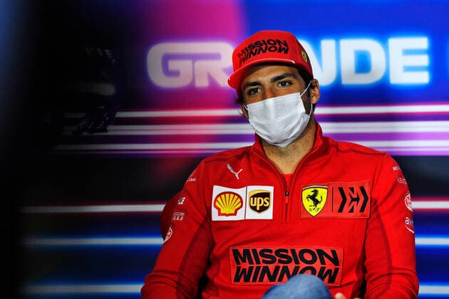 F1 Grand Prix of Brazil 55 Carlos Sainz (ESP, Scuderia Ferrari Mission Winnow), F1 Grand Prix of Brazil at Autodromo Jose Carlos Pace on November 11, 2021 in Sao Paulo, Brazil. (Photo by xpbimages.com XPB Images FIA Pool via HOCH ZWEI) Sao Paulo Brazil Poolfoto HOCH ZWEI Pool XPB Images ,EDITORIAL USE ONLY