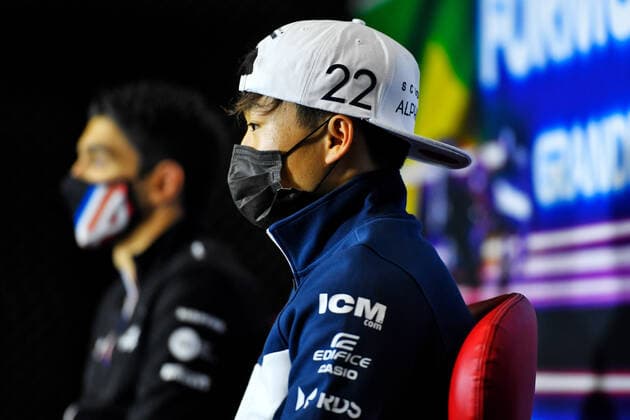 F1 Grand Prix of Brazil 22 Yuki Tsunoda (JPN, Scuderia AlphaTauri Honda), F1 Grand Prix of Brazil at Autodromo Jose Carlos Pace on November 11, 2021 in Sao Paulo, Brazil. (Photo by xpbimages.com XPB Images FIA Pool via HOCH ZWEI) Sao Paulo Brazil Poolfoto HOCH ZWEI Pool XPB Images ,EDITORIAL USE ONLY