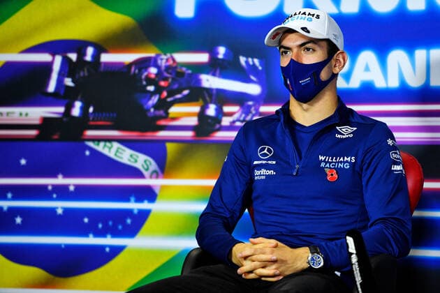 F1 Grand Prix of Brazil 6 Nicholas Latifi (CAN, Williams Racing), F1 Grand Prix of Brazil at Autodromo Jose Carlos Pace on November 11, 2021 in Sao Paulo, Brazil. (Photo by xpbimages.com XPB Images FIA Pool via HOCH ZWEI) Sao Paulo Brazil Poolfoto HOCH ZWEI Pool XPB Images ,EDITORIAL USE ONLY