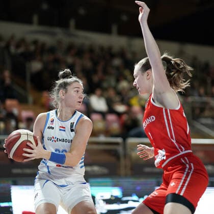 Basketball Eurobasket dames 11 11 2021, Basketball Eurobasket dames, Season 2021 2022, Luxembourg, Luxembourg, Coque, Gymnase Coque, Luxembourg, Luxembourg LUX Switzerland, Suisse SUI vl Esmeralda Skrijelj Luxembourg, LUX 28