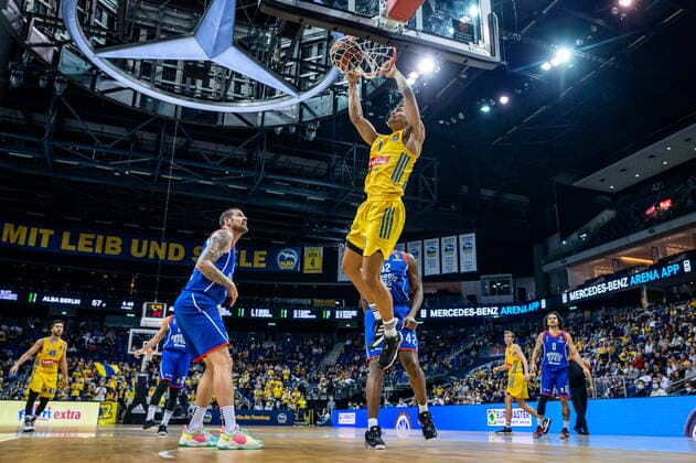 Basketball Berlin 11 11 2021 Season 2021 2022 EuroLeague Regular Season Alba Berlin Anadolu Efes Istanbul Oscar Da Silva Alba Berlin, No 01