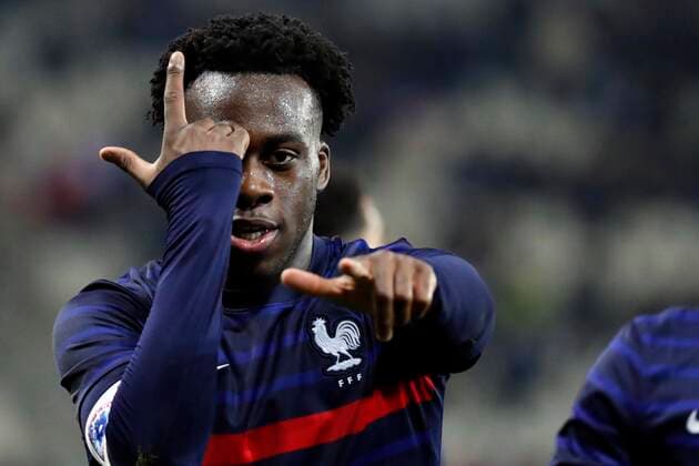 Sport Themen der Woche KW45 Sport Bilder des Tages Arnaud Kalimuendo Muinga France FOOTBALL : France vs Armenie - Espoirs - Eliminatoires Euro 2023 - Grenoble - 11 11 2021 StephanePillaud Panoramic 