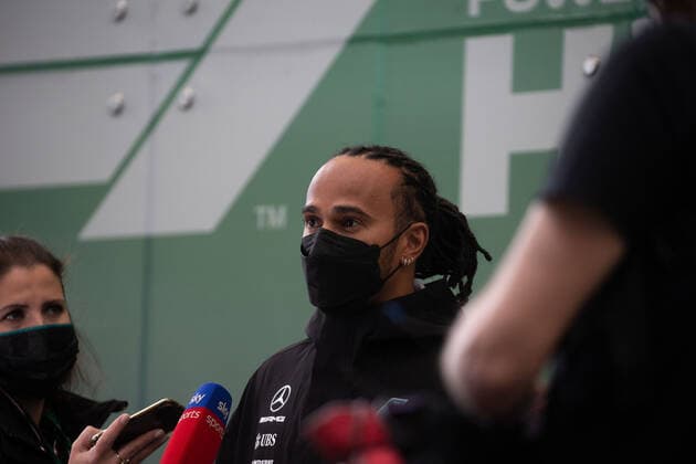 November 11, 2021, Sao Paulo, Sao Paulo, Brazil: LEWIS HAMILTON, of Mercedes AMG Petronas F1 Team, during the preparation day ahead of the 2021 Formula One Grand Prix of Sao Paulo at Interlagos circuit, on November 11. The grand prix will be celebrated next Sunday, November 14. Sao Paulo Brazil - ZUMAl146 20211111_zaf_l146_016 Copyright: xPauloxLopesx