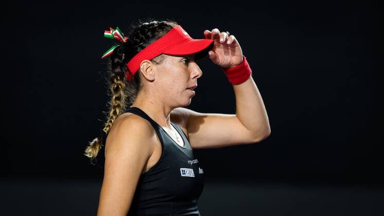 Mandatory Credit: Photo by Rob Prange Shutterstock (12596804ej) Giuliana Olmos of Mexico & Sharon Fichman of Canada in action during the first round robin doubles match at the 2021 Akron WTA, Tennis Damen Finals Guadalajara WTA tennis tournament Akron WTA Finals, Day 2, Tennis, Panamerican Tennis Center Guadalajara, Mexico - 11 Nov 2021 Akron WTA Finals, Day 2, Tennis, Panamerican Tennis Center Guadalajara, Mexico - 11 Nov 2021  Copyright: xRobxPrange Shutterstockx 12596804ej
