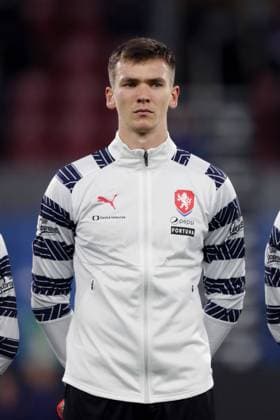 Mandatory Credit: Photo by Paul Greenwood Shutterstock (12598524cn) Matej Kovar of Czech Republic U21, U 21 England U21 v Czech Republic U21, UEFA U21 European Championship, EM, Europameisterschaft 2023 Qualifying, Group G, Football, Turf Moor, Burnley, UK - 11 Nov 2021 EDITORIAL USE ONLY No use with unauthorised audio, video, data, fixture lists, club league logos or live services. Online in-match use limited to 120 images, no video emulation. No use in betting, games or single club league player publications. England U21 v Czech Republic U21, UEFA U21 European Championship 2023 Qualifying, Group G, Football, Turf Moor, Burnley, UK - 11 Nov 2021 EDITORIAL USE ONLY No use with unauthorised audio, video, data, fixture lists, club league logos or live services. Online in-match use limited to 120 images, no video emulation. No use in betting, games or single club league player publications.  Copyright: xPaulxGreenwood Shutterstockx 12598524cn