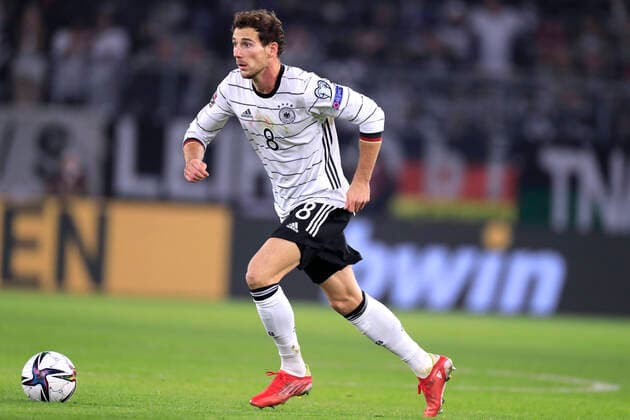 GORETZKA Leon Team Germany DFB Football World Cup Qualification Match Germany Lichtenstein 9 0 in the Volkswagenarena in Wolfsburg on 11 11 2021 in Wolfsburg DFL REGULATIONS PROHIBIT ANY USE OF PHOTOGRAPHS as IMAGE SEQUENCES and or QUASI VIDEO
