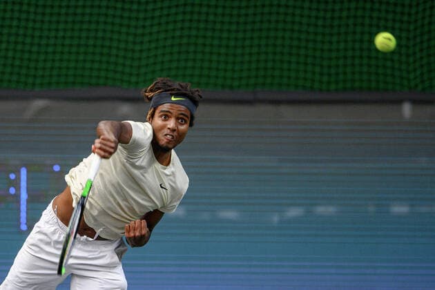 211112 Elias Ymer of Sweden competes in men s semi final s Doubles match during Stockholm Open of the Stockholm Open on November 12, 2021 in Stockholm Photo Simon Hastegard BILDBYRAN kod SH SH0191 tennis stockholm open 6 bbeng dubbel,  Copyright: SIMONxHASTEGARD BB211112SH002