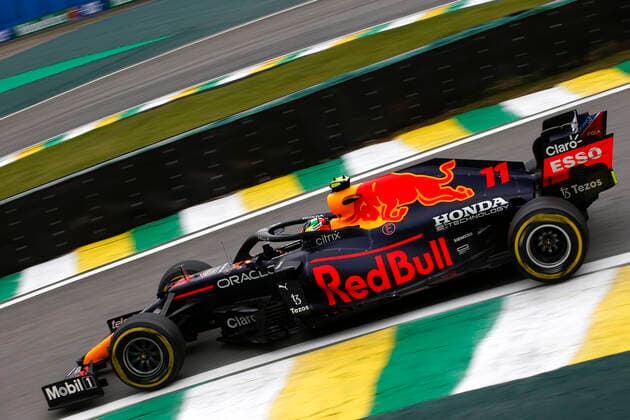 11 Sergio Perez MEX, Red Bull Racing , F1 Grand Prix of Brazil at Autodromo Jose Carlos Pace on November 12, 2021 in Sao Paulo, Brazil Photo by HOCH ZWEI Sao Paulo Brazil