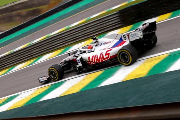 9 Nikita Mazepin RUS, Haas F1 Team , F1 Grand Prix of Brazil at Autodromo Jose Carlos Pace on November 12, 2021 in Sao Paulo, Brazil Photo by HOCH ZWEI Sao Paulo Brazil