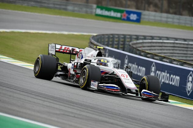 12 11 2021, Autodromo Jose Carlos Pace, Interlagos, FORMULA 1 HEINEKEN GRANDE PREMIO DO BRASIL 2021 , in picture Mick Schumacher DEU , Haas F1 Team12 11 2021, Interlagos, Brazil, Autodromo Jose Carlos Pace, FORMULA 1 HEINEKEN GRANDE PREMIO DO BRASIL 2021 , Photo EU Images Interlagos Autodromo Jose Carlos Pace Brazil  eu-images-506
