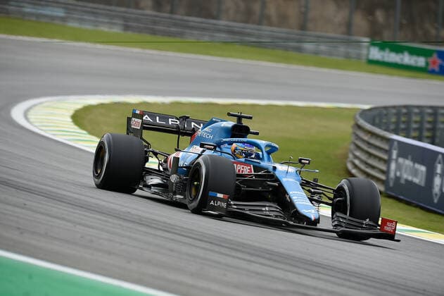 12 11 2021, Autodromo Jose Carlos Pace, Interlagos, FORMULA 1 HEINEKEN GRANDE PREMIO DO BRASIL 2021 , in picture Fernando Alonso ESP , Alpine F1 Team12 11 2021, Interlagos, Brazil, Autodromo Jose Carlos Pace, FORMULA 1 HEINEKEN GRANDE PREMIO DO BRASIL 2021 , Photo EU Images Interlagos Autodromo Jose Carlos Pace Brazil  eu-images-506