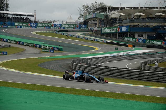 12 11 2021, Autodromo Jose Carlos Pace, Interlagos, FORMULA 1 HEINEKEN GRANDE PREMIO DO BRASIL 2021 , in picture Fernando Alonso ESP , Alpine F1 Team12 11 2021, Interlagos, Brazil, Autodromo Jose Carlos Pace, FORMULA 1 HEINEKEN GRANDE PREMIO DO BRASIL 2021 , Photo EU Images Interlagos Autodromo Jose Carlos Pace Brazil  eu-images-506