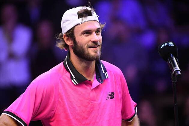 STOCKHOLM 20211112 Tommy Paul of USA won the semi final against Frances Tiafoe of USA during Stockholm Open 2021 in at the Royal Tennis Hall Friday Nov 12, 2021 STOCKHOLM SWEDEN TENNIS x10080x,  Copyright: xFredrikxSandberg TTx STOCKHOLM OPEN TENNIS