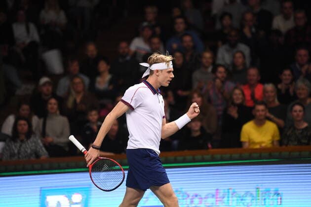 STOCKHOLM 20211112 Canada s Denis Shapovalov in his semi final against Felix Auger Aliassime of Canada during ATP Stockholm Open 2021 in at the Royal Tennis Hall Friday Nov 12, 2021 STOCKHOLM SWEDEN TENNIS x10080x,  Copyright: xFredrikxSandberg TTx STOCKHOLM OPEN TENNIS