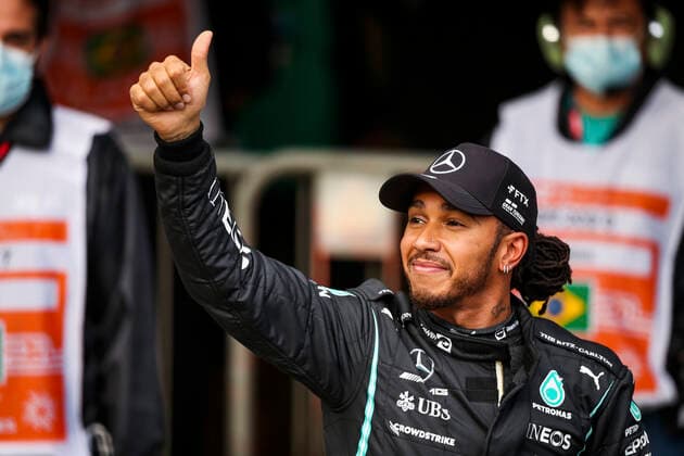 44 Lewis Hamilton GBR, Mercedes AMG Petronas F1 Team , F1 Grand Prix of Brazil at Autodromo Jose Carlos Pace on November 12, 2021 in Sao Paulo, Brazil Photo by HOCH ZWEI Sao Paulo Brazil