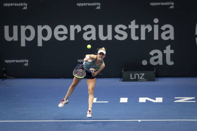 TENNIS - WTA, Tennis Damen Upper Austria Ladies Linz LINZ,AUSTRIA,12.NOV.21 - TENNIS - WTA Tour, Upper Austria Ladies Linz. Image shows Alison Riske (USA).  GEPAxpictures xManfredxBinder